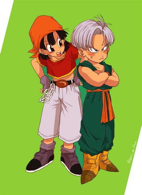 trunks y pan|lr goku pan and trunks.